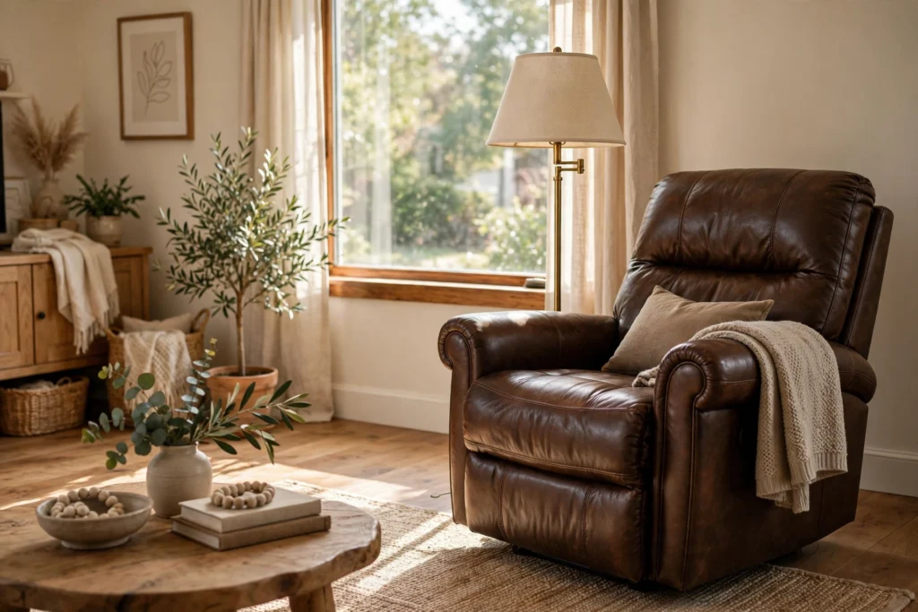 Recliner Dimensions: The Reclined Size Most Shoppers Get Wrong Recliner dimensions guide: upright and fully reclined measurements